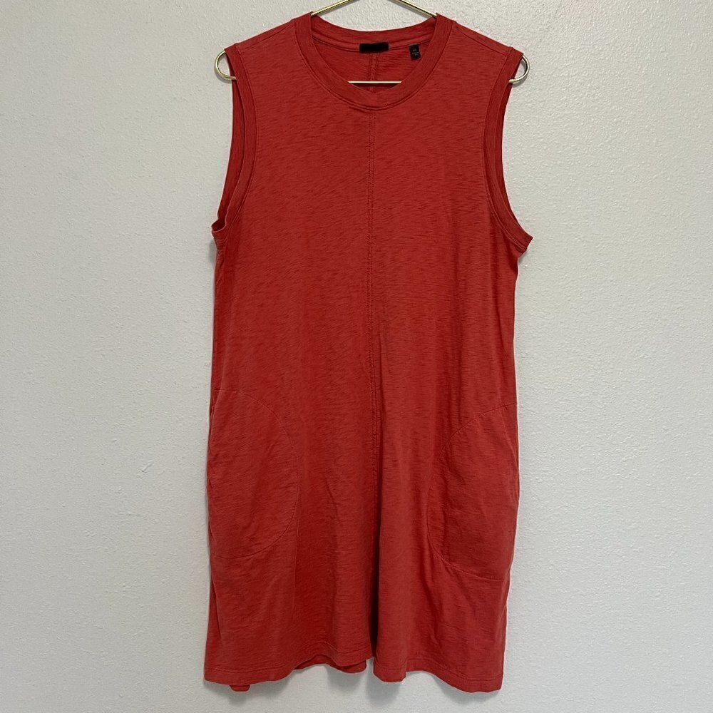 ATM Anthony Thomas Melillo Orange Sleeveless T- Shirt Dress